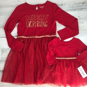 Matching Holiday Christmas dress